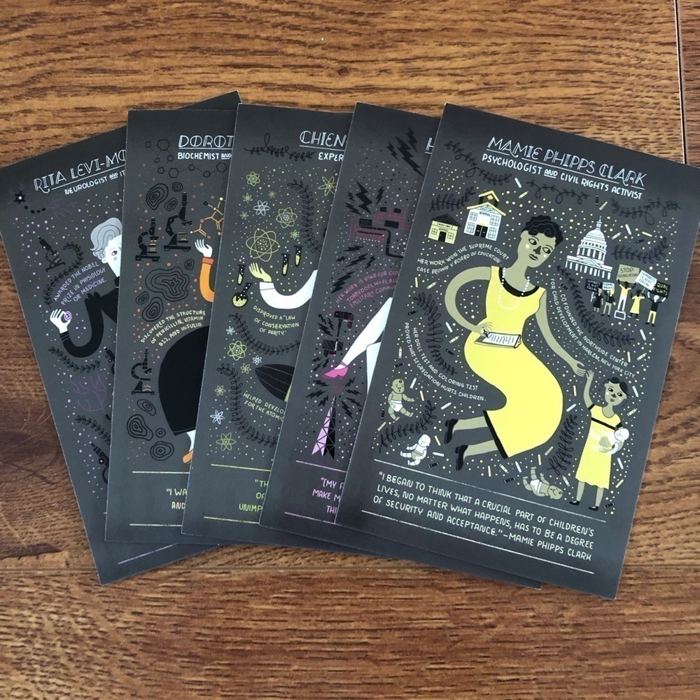 Women in Science by: Rachel Ignotofsky postcard set #6